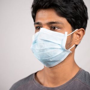 Bart und Muns-Nase-Maske