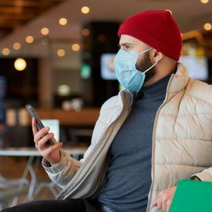 Mund-Nasen-Maske bei Barttägern