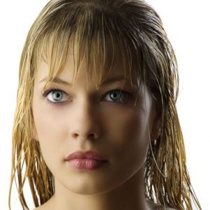 Wet-Hair-Look