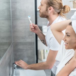 Mülltrennung im Bad