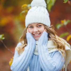 Haut bei Wind und Wetter