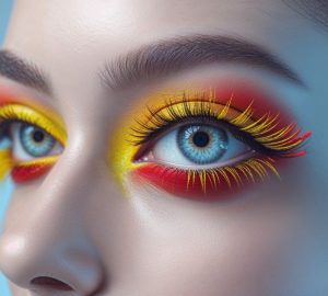 lange Wimpern