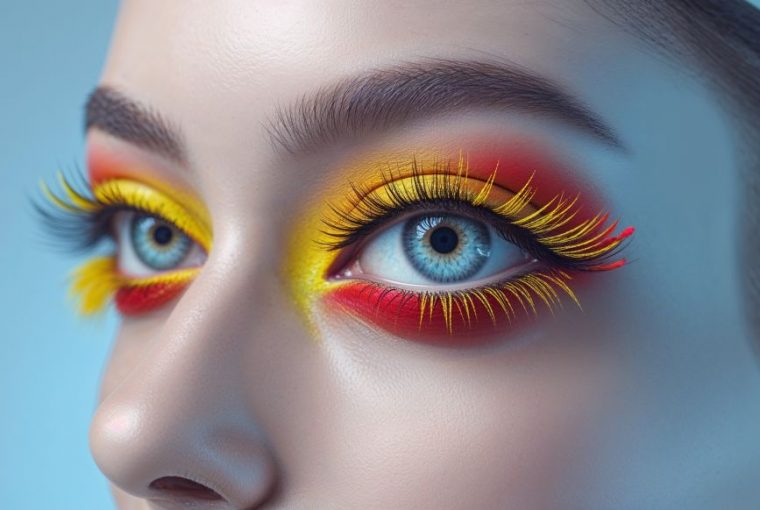 lange Wimpern