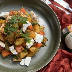 Kartoffelsalat mit Wassermelone